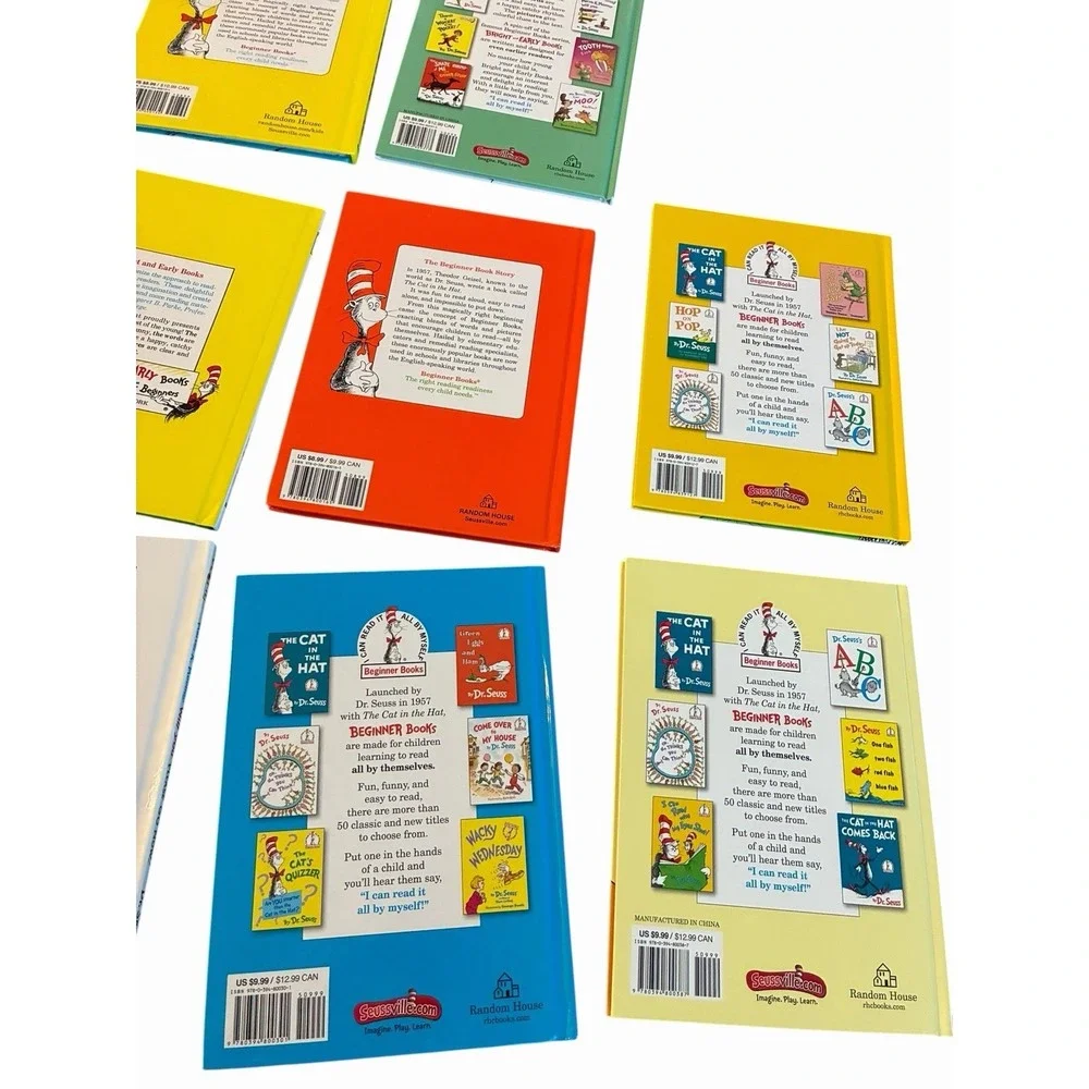 Dr.‎ Seuss Beginner Books Collection Lot of 10 Hardcover Kids Reading Classics